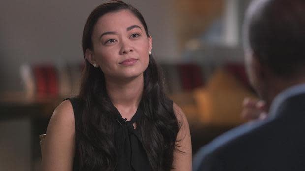 Brock Turner's rape victim Chanel Miller speaks during on interview with CBS's 60 Minutes.