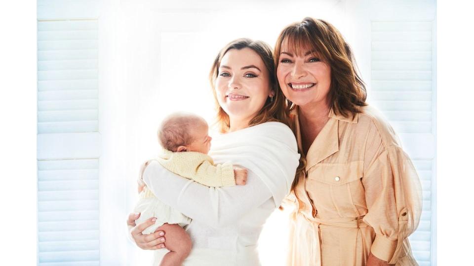 Lorraine Kelly and daughter Rosie pose with baby Billie in exclusive HELLO! shoot