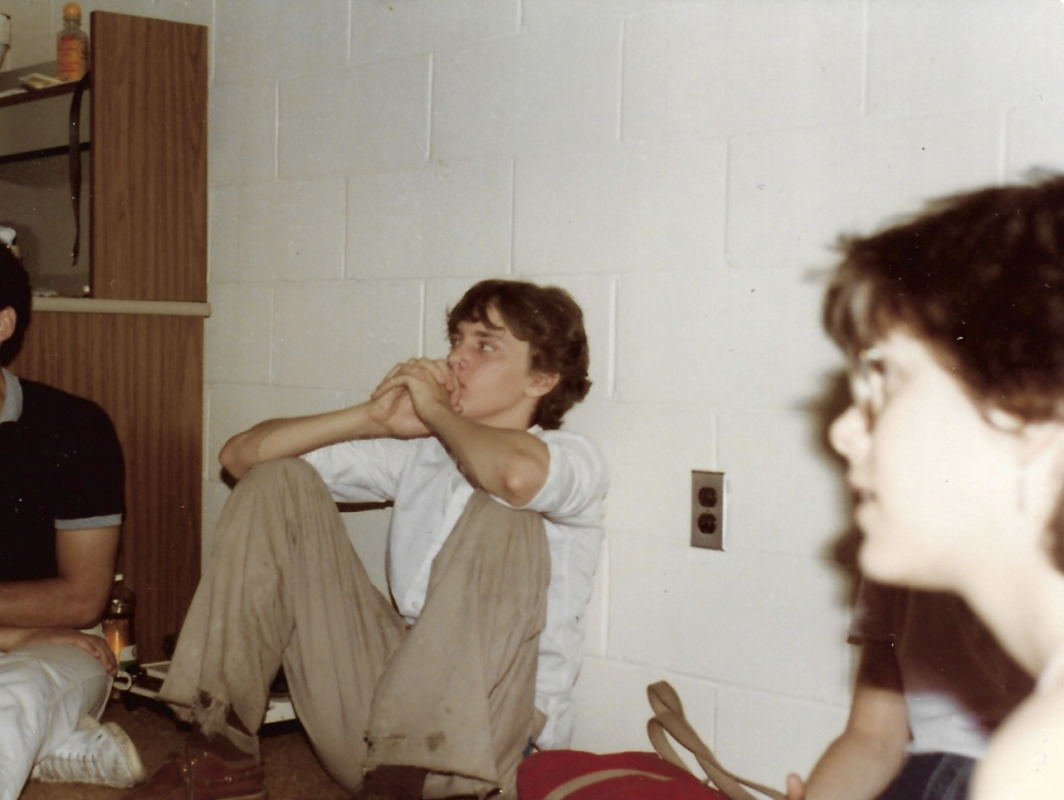 McCarthy attends an acting class in the early 1980s. (Photo: Andrew McCarthy)