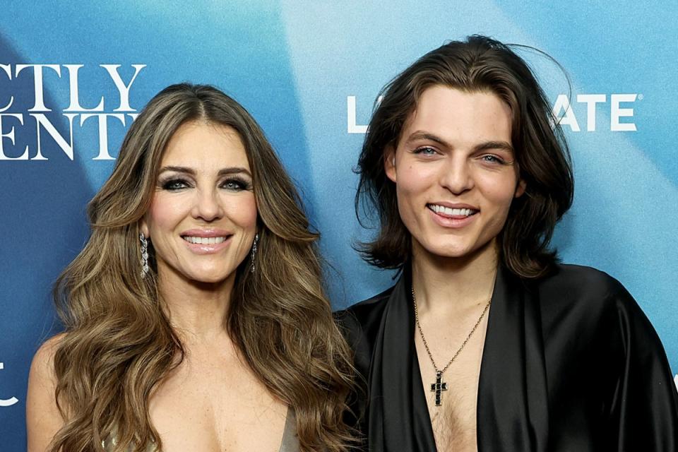 Elizabeth Hurley and Damian Hurley (Getty Images for Lionsgate and Grindstone)