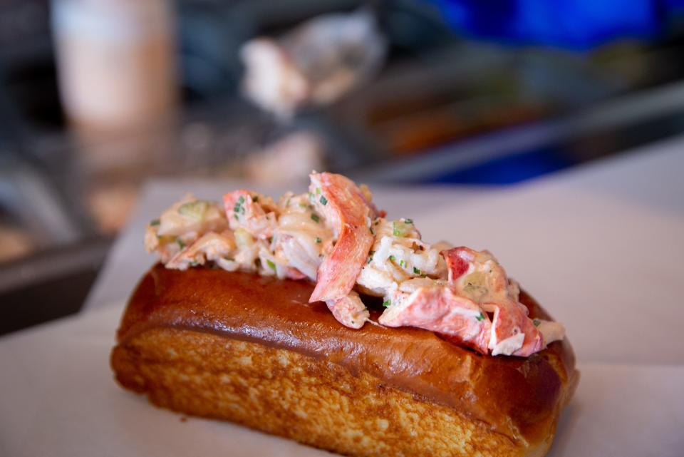 The lobster roll, September 22, 2021, at Nelson's Meat + Fish, 2415 E Indian School Road, Phoenix, Arizona.