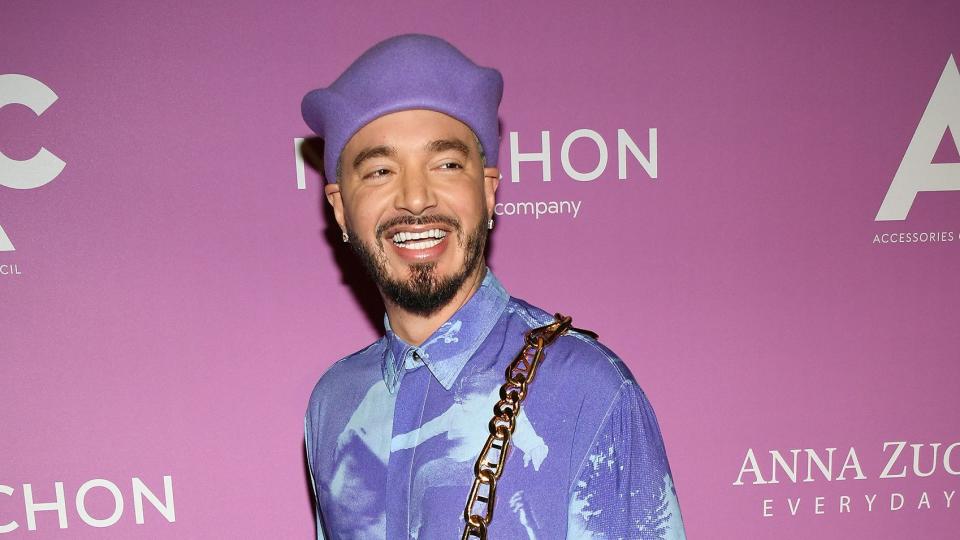 <p>J Balvin sports a smile at the 26th annual ACE Awards in N.Y.C. on Aug. 1. </p>