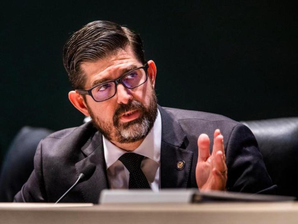 Florida Education Commissioner Manny Diaz Jr. on Wednesday gave his staff the go-ahead to "pull" LGBTQ support documents at all school districts, after a State Board of Education member asserted that some could violate a controversial new law.