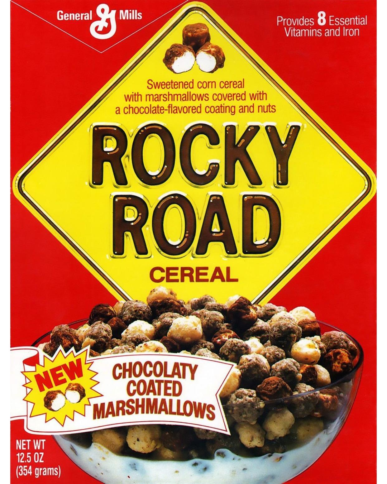 Rocky Road Cereal Box High Quality Metal Magnet