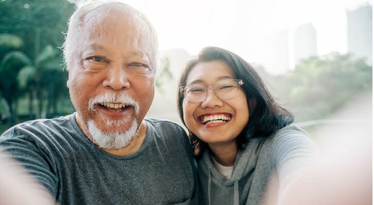 Retired couple