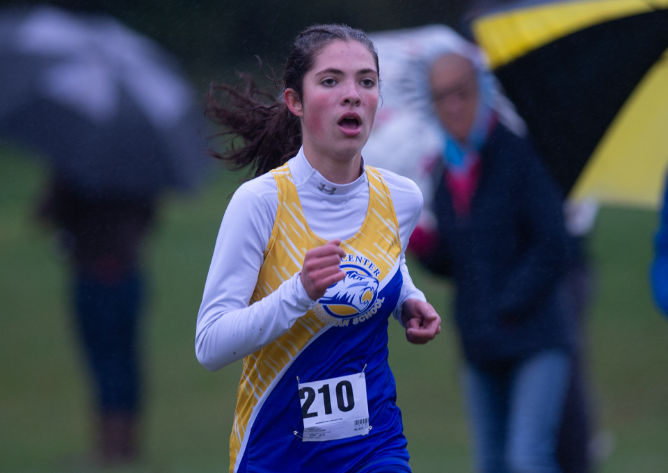 Lake Center Christian's Gianna Ritchie runs at last fall's Portage Trail Cross Country Championships.