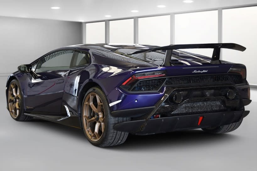 The bidding for the Lamborghini will start at $390,000. Source: Queensland Police