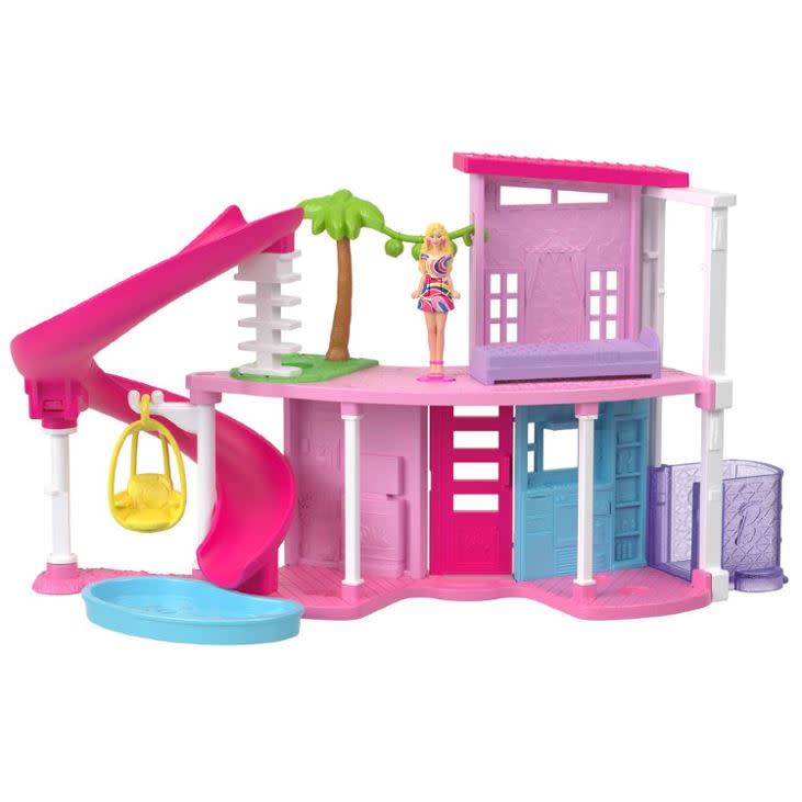 Barbie Mini BarbieLand Dreamhouse with Rainbow Dress Doll