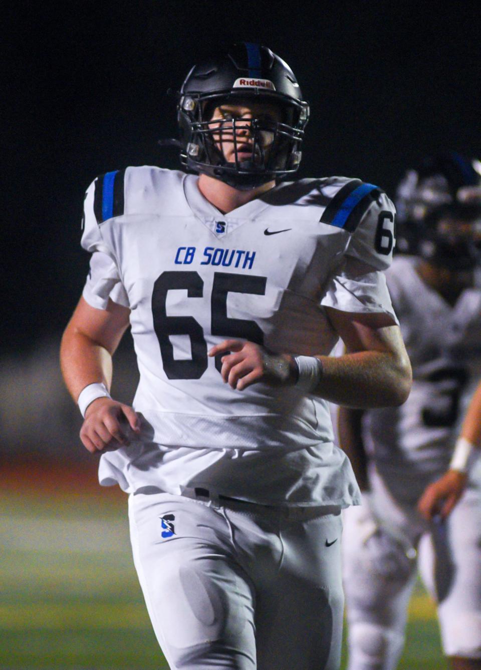 Central Bucks South's Collin Goetter has helped anchor the Titans' offensive line for three seasons.