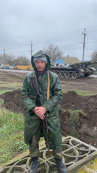 PHOTO: Konstantin Yefremov in Ukraine in spring 2022. (Konstantin Yefremov)