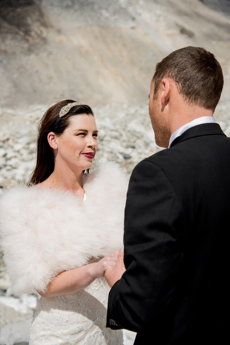 The vows. (Photo: Charleton Churchill/Caters News)