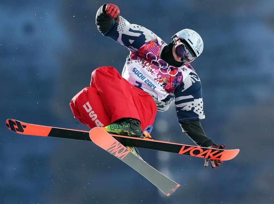 Nick Goepper competing at the 2014 Winter Olympics