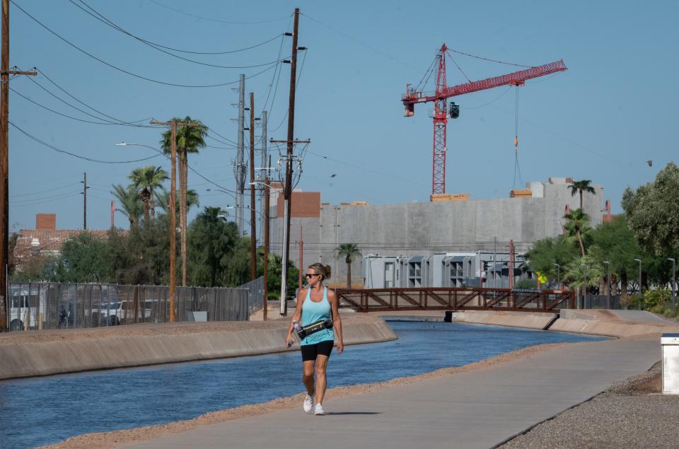 The Grand Canal on Sept. 14, 2023, near Seventh Street in Phoenix.