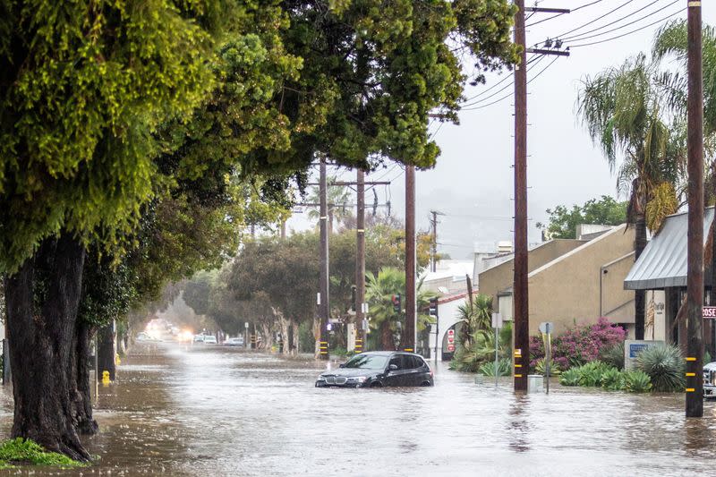 FILE PHOTO: Rainstorms prompt flooding and evacutions in Santa Barbara County