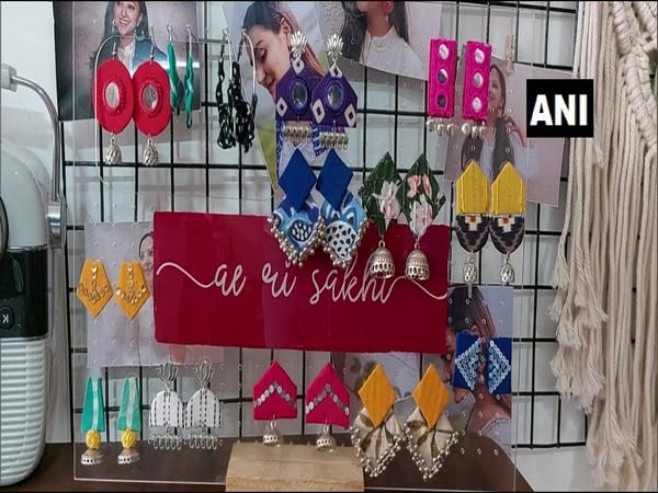 Fabric Jewellery made by Jayati Dave, owner of 'Ae Re Sakhi'