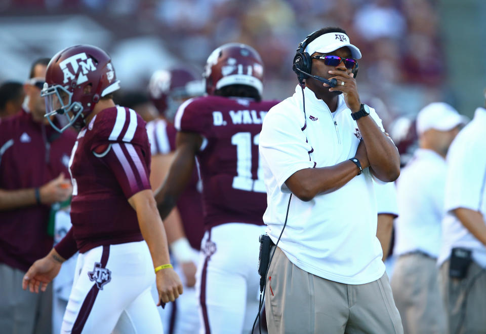 Coach Kevin Sumlin and Johnny Manziel went 10-6 in in the SEC over the past two years. (USA TODAY Sports)