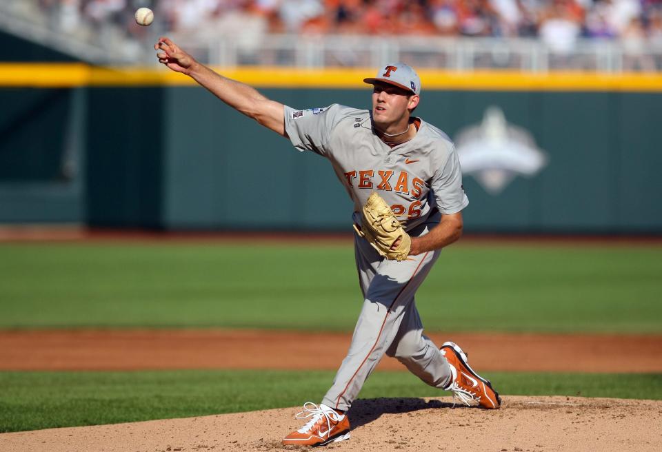 Former Texas pitcher Taylor Jungmann's No. 26 jersey will be retired during the 2023 baseball season. He last pitched for the Longhorns in 2011.