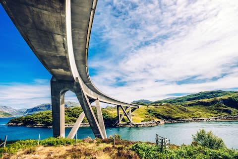 Kylesku Bridge, on the route of the North Coast 500 - Credit: GETTY