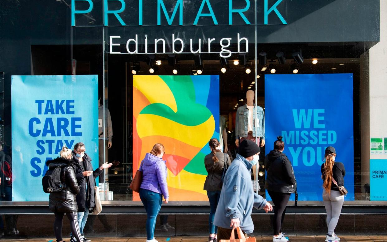Primark store in Edinburgh