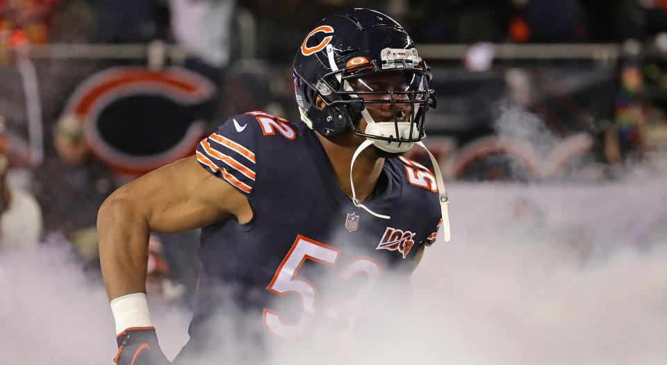 Khalil Mack and the Chicago Bears could use some help at QB. (Getty Images)