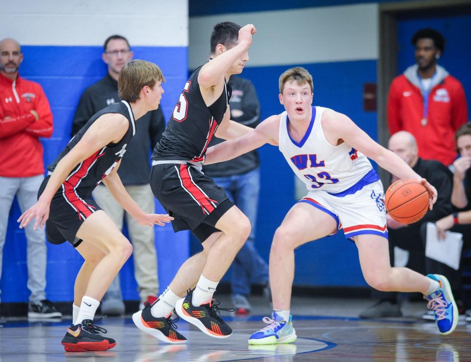 Kon Knueppel averaged 19.7 points, 9.2 rebounds and 3.8 assists as a junior at Wisconsin Lutheran.