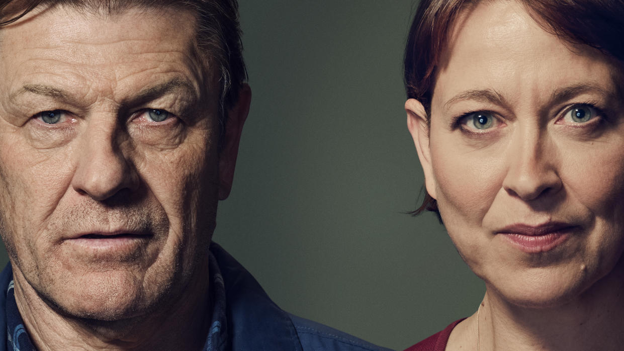 Sean Bean and Nicola Walker star in Marriage. (BBC)