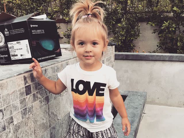 <p>Audrina Patridge Instagram</p> Audrina Patridge's daughter Kirra