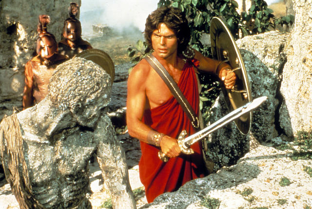 CLASH OF THE TITANS” (MGM 1981) Harry Hamlin as Perseus Judi