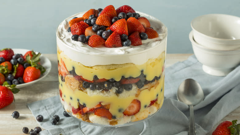 Strawberry trifle