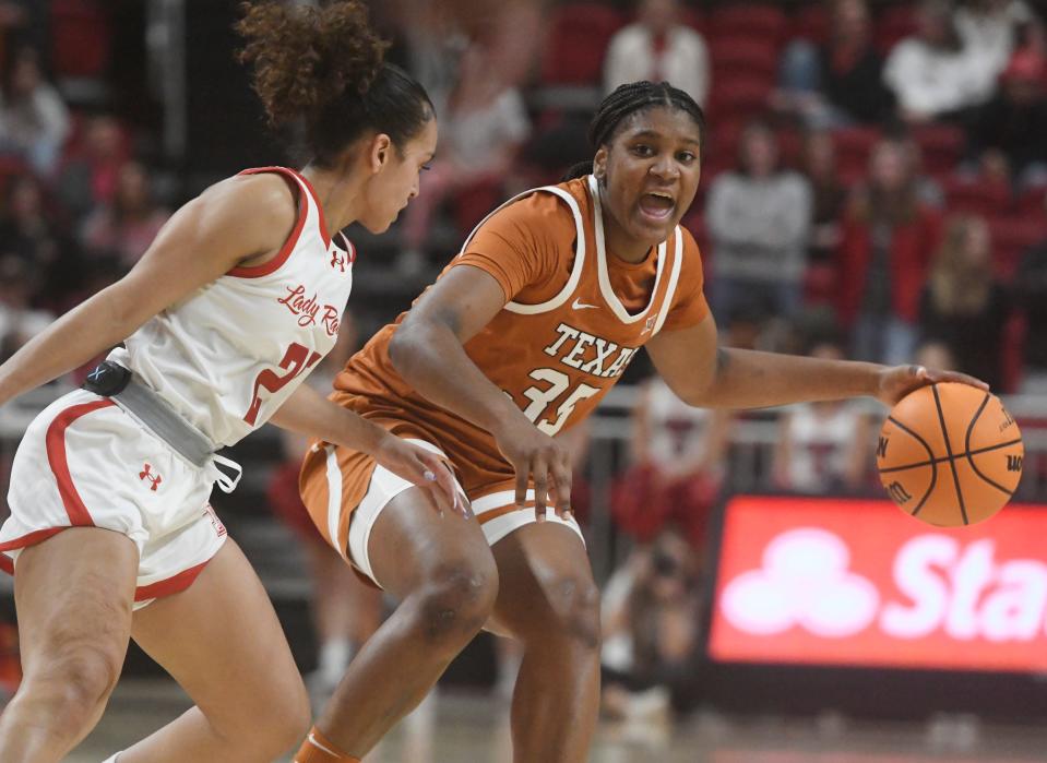 Freshman Madison Booker finished with 18 points for the Longhorns.