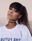 <p>Ariana Grande debuted a new fringe addition to her iconic high pony on her Instagram account.</p>