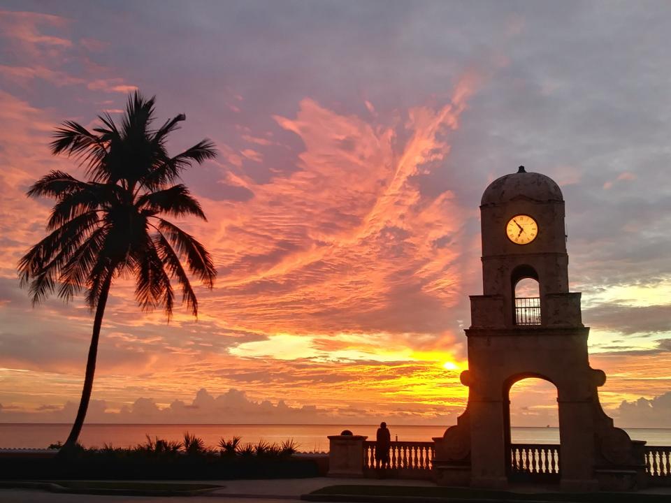West Palm Beach resident Kalimba Love's photograph of the Worth Avenue clock tower.