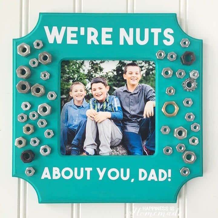 diy fathers day gifts photo frame