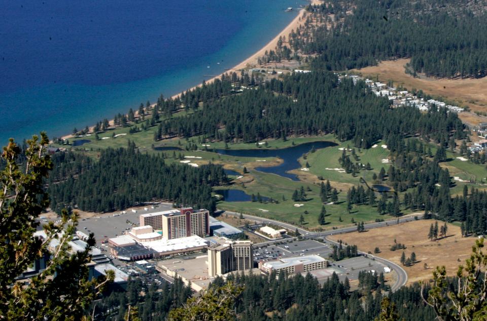 The Edgewood Tahoe Golf Course is shown in the center.