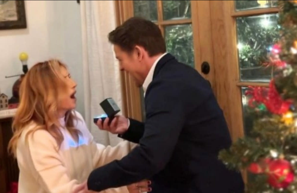 Anneliese van der Pol and Johnno Wilson are engaged credit:Bang Showbiz