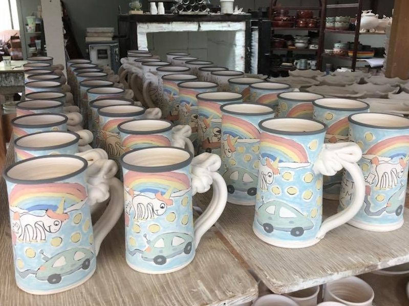 Tom Edwards posted a photo of his unicorn mugs on Facebook: Tom Edwards / Facebook