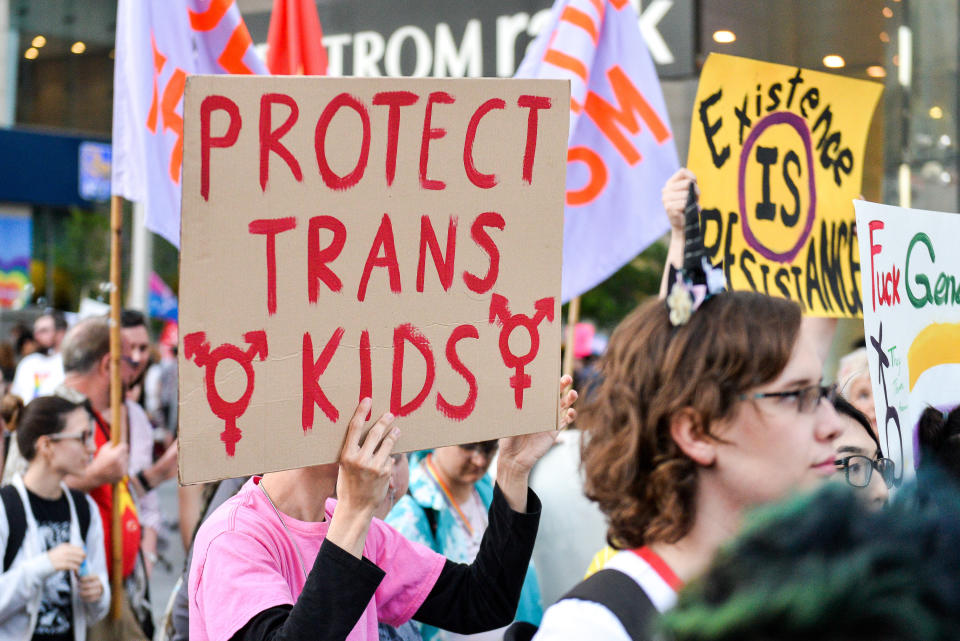 People march through the streets of Toronto during Pride Month.  (Photo: SOPA Images via Getty Images)