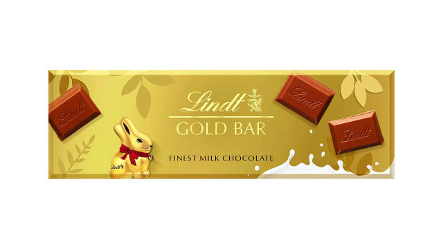 Lindt Gold Bar Milk Chocolate 300g