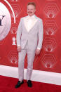 <p>The <em>Modern Family </em>actor wore a non-traditional tux, choosing a grey and cream ensemble. </p>