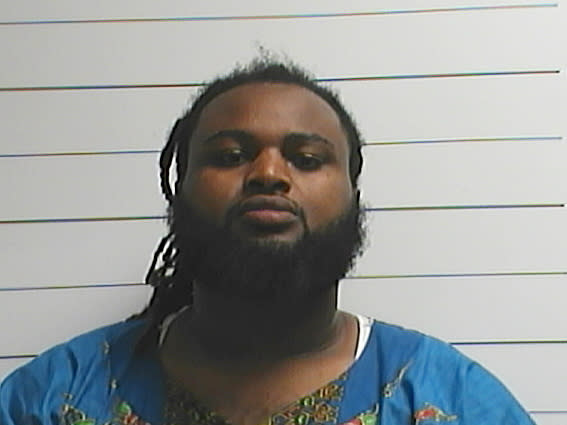 FILE - This April 10, 2016, file photo provided by the Orleans Parish Sheriff's Office shows Cardell Hayes. Hayes was convicted of manslaughter Sunday, Dec. 11, in the fatal shooting of retired New Orleans Saints defensive leader Will Smith. A Louisiana appellate court is set to hear the case of Cardell Hayes, the man convicted of manslaughter for fatally shooting retired New Orleans Saints star Will Smith. In the appeal, Hayes’s attorneys say the judge in the case should have granted a new trial because a witness who contacted the defense a day after Hayes' conviction said he had heard two guns at the time of the shooting. (Orleans Parish Sheriff's Office via AP, File)