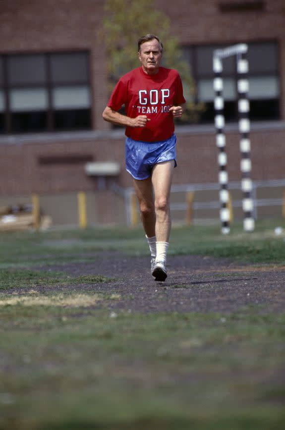 George H.W. Bush was one step away from a Wigwam sock