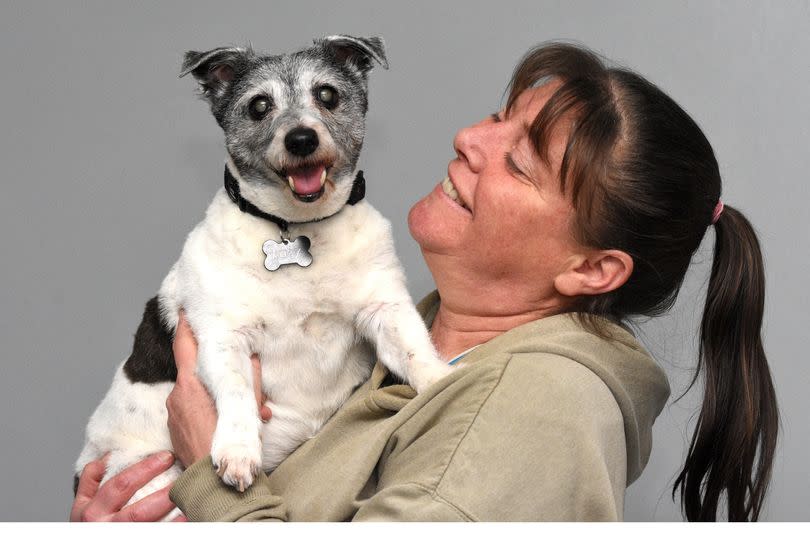 Lucy and her owner Janine Webb