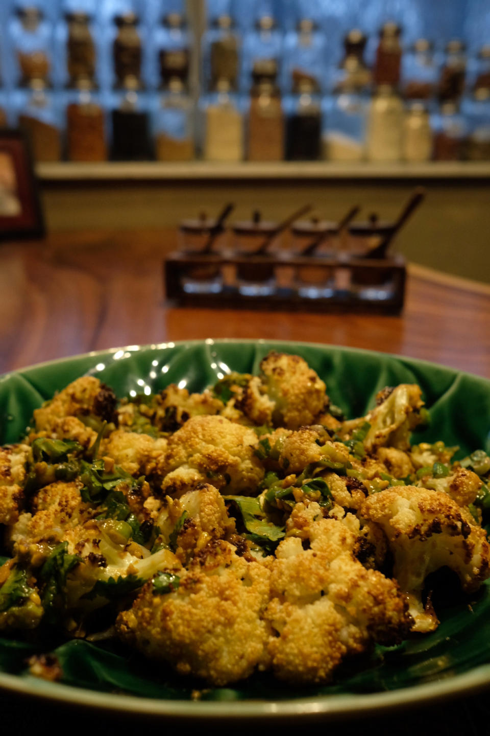 This Jan. 18, 2020 photo shows a vegetarian dish made of cauliflower. If you’re seeking to eliminate animal products from your diet in the new year, Bucknell assistant professor of psychology Anna Baker suggests making one vegetarian meal per week. After three weeks, you can add another vegetarian meal, eventually working up to a fully animal-free diet. (Ted Anthony via AP)