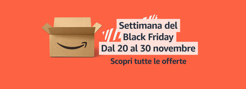 Scopri le offerte Amazon nella settimana del Black Friday