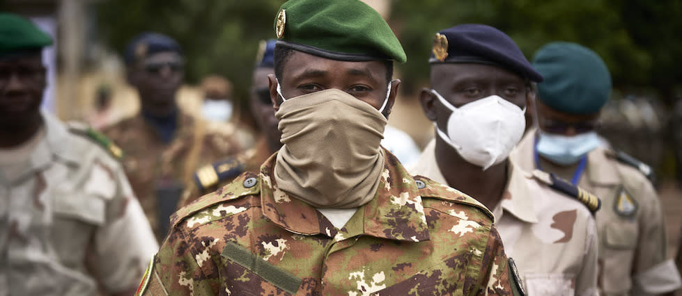 La Cédéao veut minorer le rôle des militaires, ex-membres du CNSP dans la transition, mais la réalité politico-militaire du Mali pourrait imposer une logique différente. Ici, le colonel Assimi Goïta, vice-président de la Transition.  
