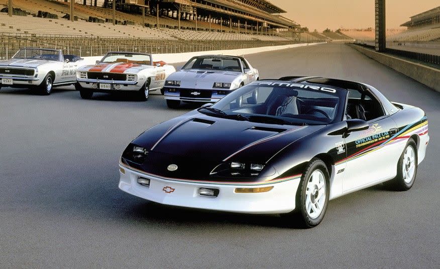 <p>In 1993, the Camaro paced the Indianapolis 500 for the fourth time. And this time, it did the deed in strictly stock form.</p>