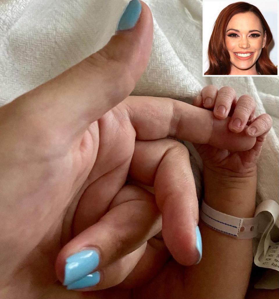 <p>The Pussycat Dolls singer Jessica Sutta <a href="https://people.com/parents/jessica-sutta-welcomes-baby-son-michael-jesse/" rel="nofollow noopener" target="_blank" data-ylk="slk:welcomed her first baby;elm:context_link;itc:0;sec:content-canvas" class="link ">welcomed her first baby</a>, a son, with husband Mikey Marquart on May 25, in Santa Monica, California, she announced<a href="https://www.instagram.com/p/CPm16slt1O_/" rel="nofollow noopener" target="_blank" data-ylk="slk:on Instagram;elm:context_link;itc:0;sec:content-canvas" class="link "> on Instagram</a>. Baby MJ weighed 8 lbs., 6 oz., and measured 21 inches long.</p> <p>"He's here! I am thrilled for you to meet our beautiful baby boy...," the new mom captioned a slideshow featuring him grasping her finger in one shot and her holding him in another. "... Mikey & I can't wait for everyone to meet him, but for now, we will be adjusting to our new roles as parents to this beautiful boy. Thanks for all your love and support!"</p> <p><i>Entertainment Tonight</i> was <a href="https://www.etonline.com/pussycat-dolls-singer-jessica-sutta-gives-birth-to-baby-boy-exclusive-166514" rel="nofollow noopener" target="_blank" data-ylk="slk:first to report the birth;elm:context_link;itc:0;sec:content-canvas" class="link ">first to report the birth</a>. Sutta told the outlet that "after pushing for four hours, I ended up having a c-section and they moved fast and quickly and made it less intimidating for me, because I was definitely nervous."</p>