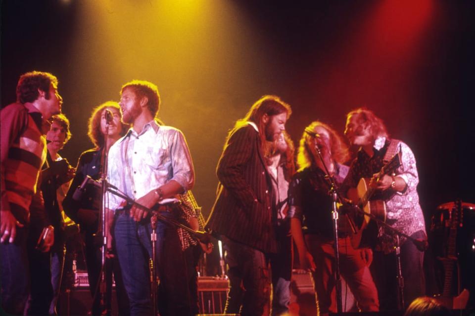 <div class="inline-image__caption"><p>Stephen Stills and Manassas with special guest Crosby, Stills, Nash and Young performing in San Francisco on October 4, 1973.</p></div> <div class="inline-image__credit">Larry Hulst/Michael Ochs Archives/Getty Images</div>