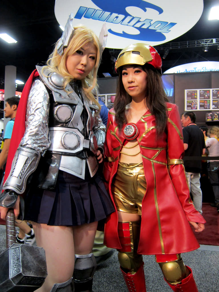 Thor and Iron Woman - San Diego Comic-Con 2012