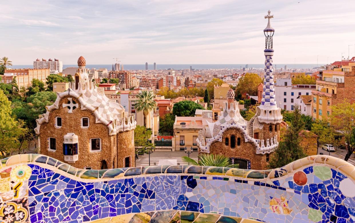 Barcelona's Park Güell is so popular with tourists that they often overwhelm the local 116 bus route